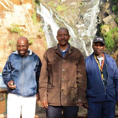 Lucky, David and Andries also enjoyed the outing to the Botanical Garden in Roodepoort on Friday 7 June 2013