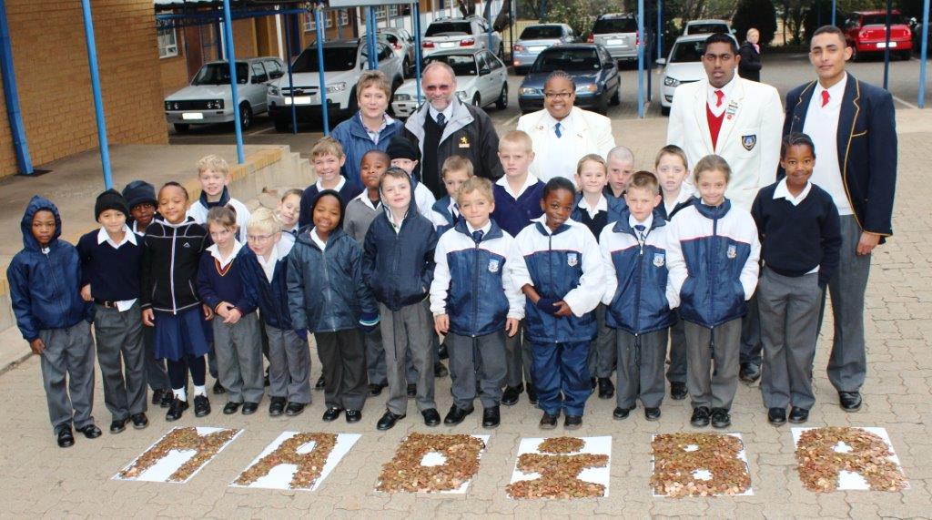 Our learners had a coin collection in honour of Madiba's 95th birthday!